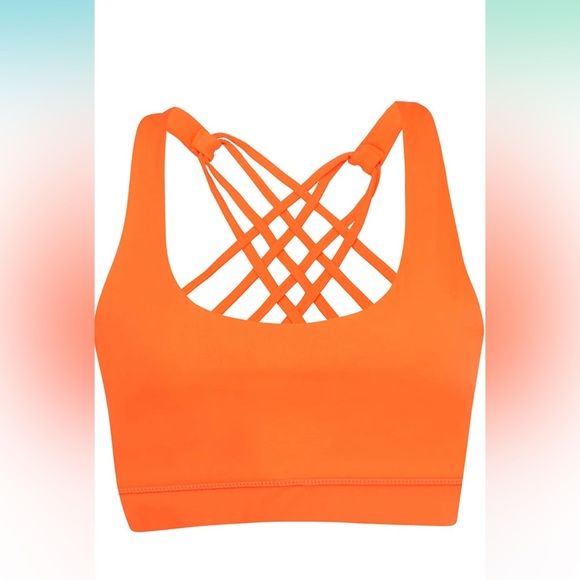 Orange sports bra - Picture 1 of 5